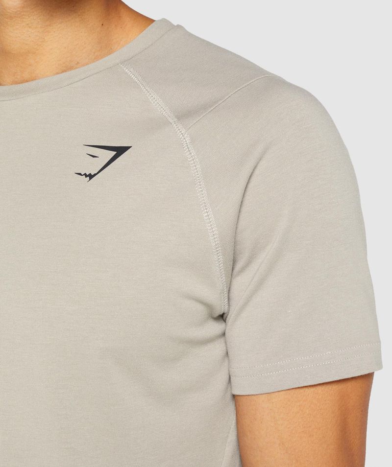 Men's Gymshark Bold T-Shirts Grey | USA  9468-JEXIM