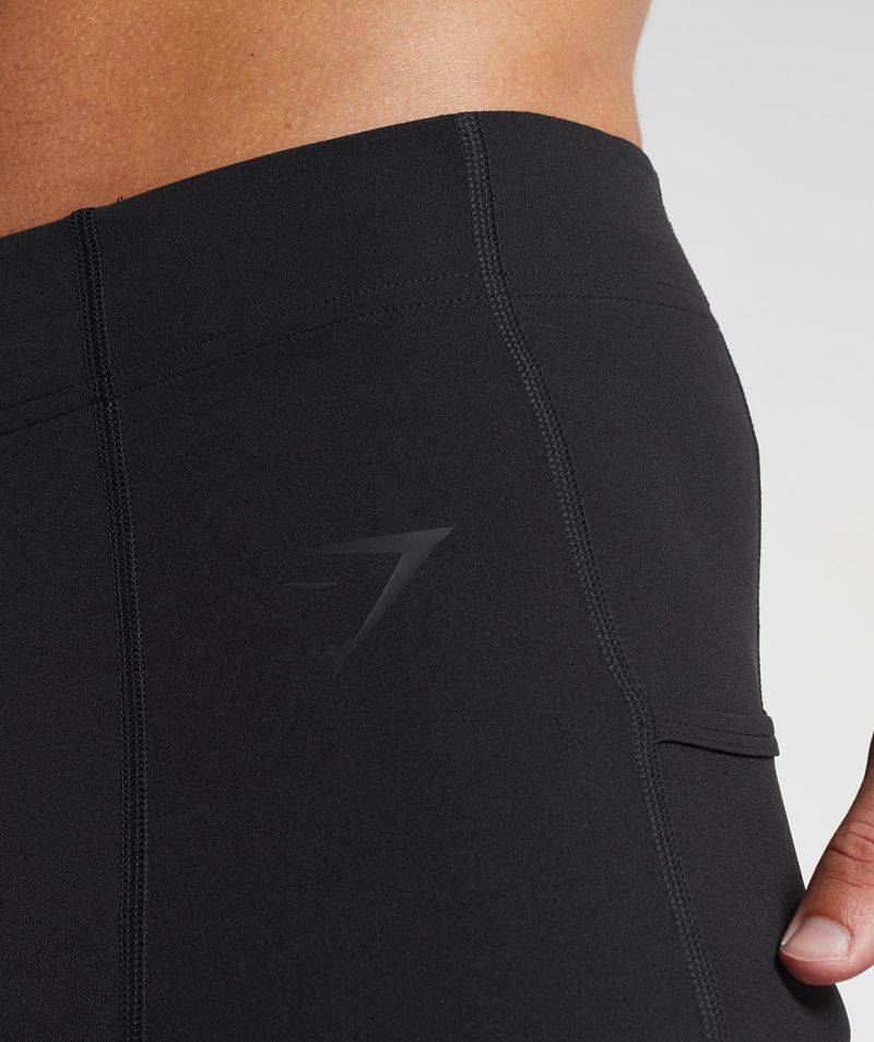 Men's Gymshark Control Baselayer Leggings Black | USA  2816-EUSHV