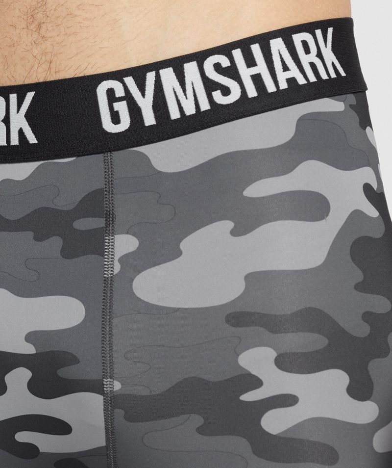 Men's Gymshark Element Baselayer Leggings Grey | USA  4516-LUBZV