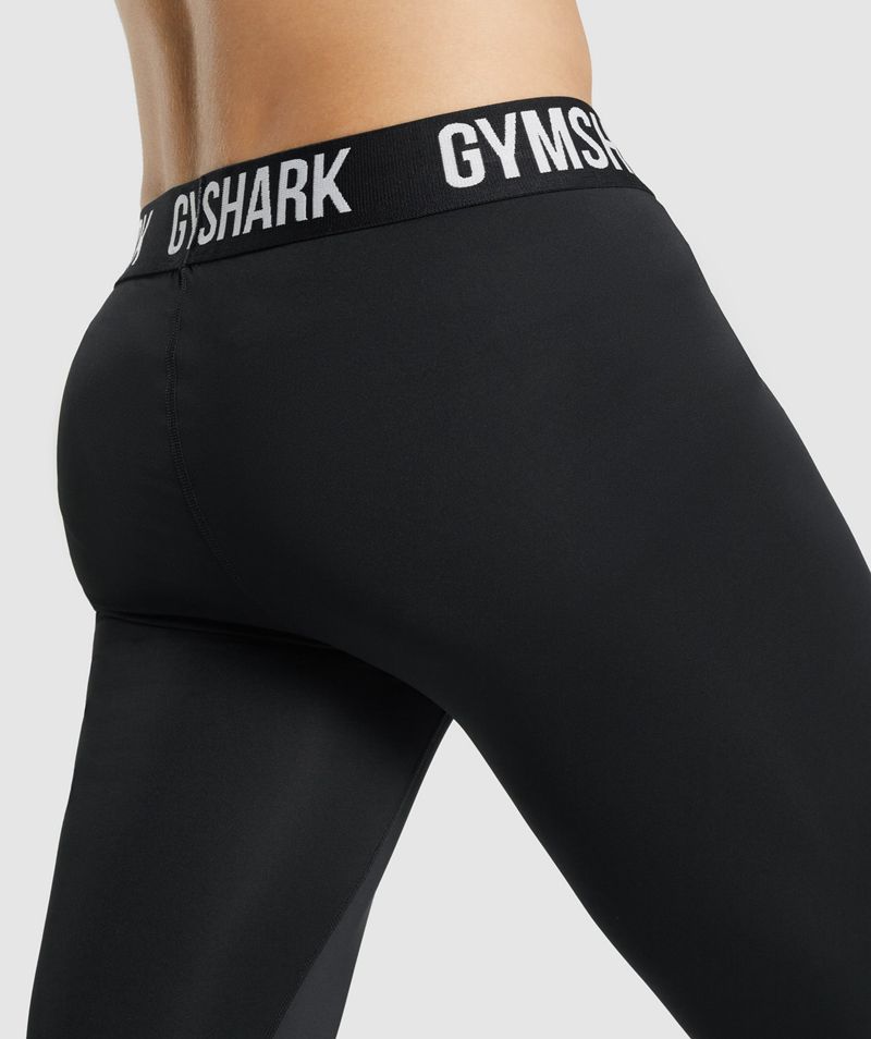 Men's Gymshark Element Baselayer Leggings Black | USA  8476-QKVIB