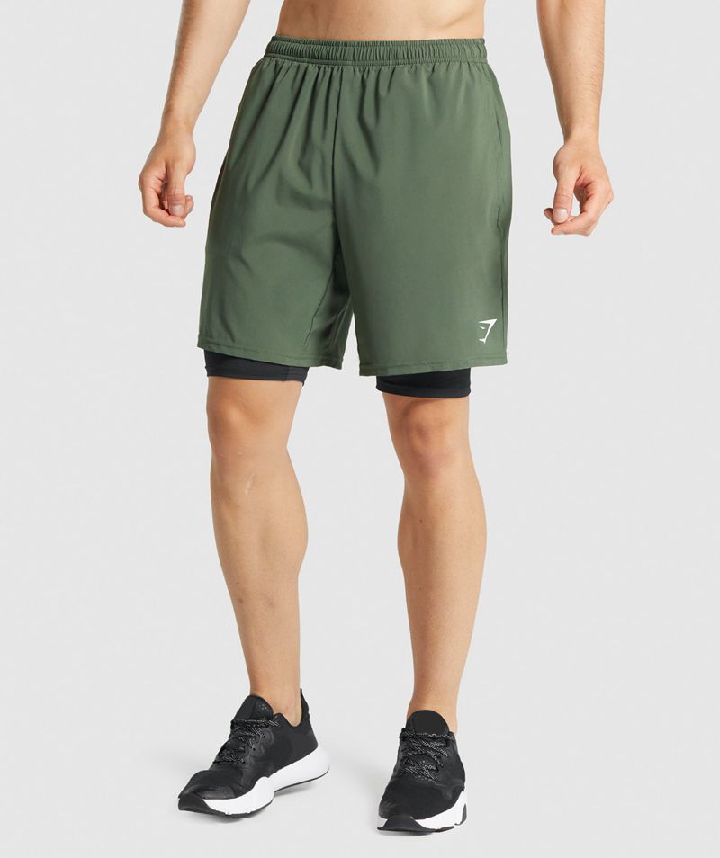 Men's Gymshark Element Baselayer Shorts Black | USA  6391-OQMSU