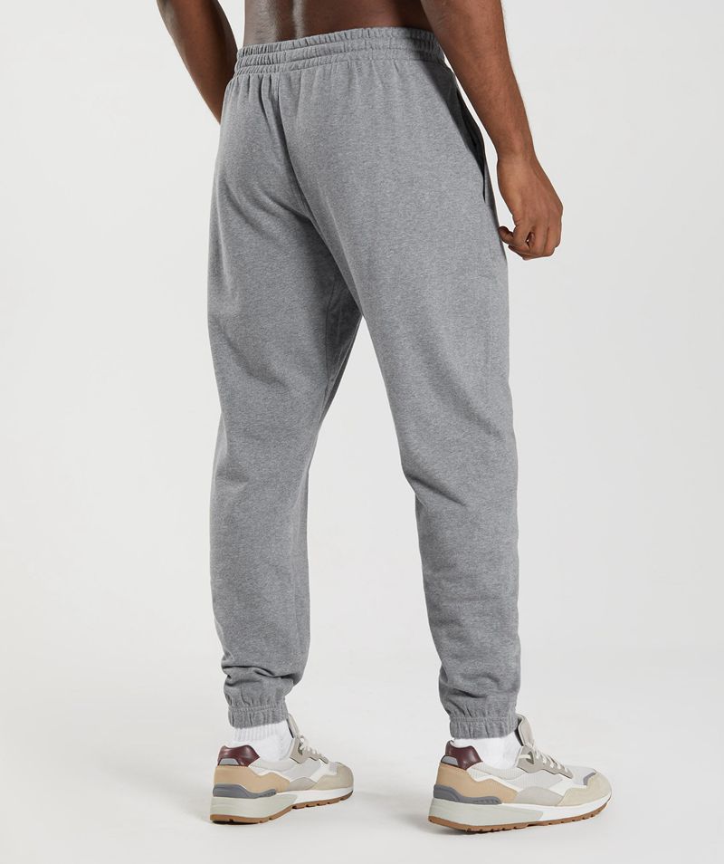 Men's Gymshark Essential Oversized Joggers Grey | USA  7398-RCPWU