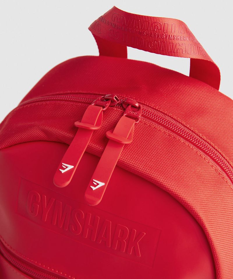 Men's Gymshark Everyday Mini Backpack Red | USA  7239-RQUCP