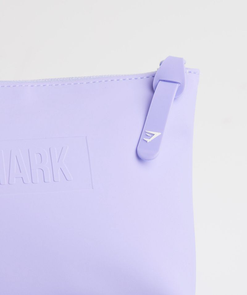 Men's Gymshark Everyday Zip Pouch Bags Purple | USA  3126-QTIAS