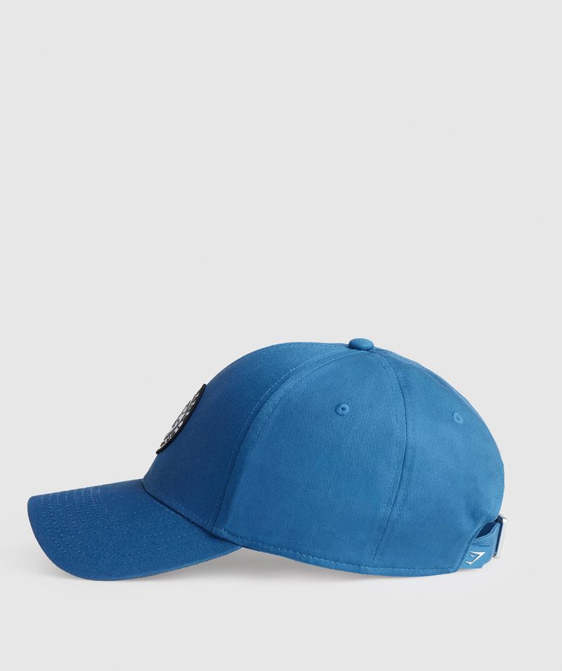 Men's Gymshark Legacy Caps Blue | USA  2850-ZXGMY