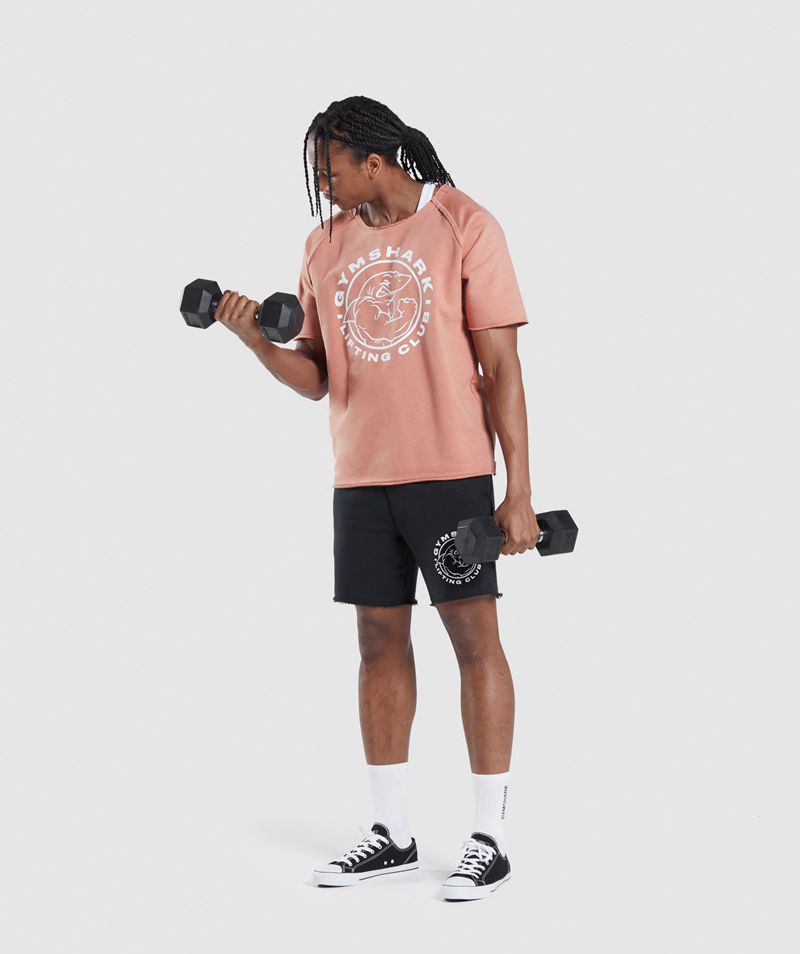 Men's Gymshark Legacy Rag Tops Pink | USA  2578-SFWTK