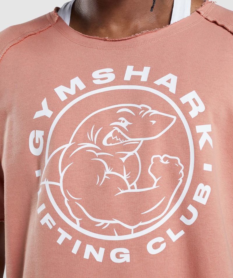 Men's Gymshark Legacy Rag Tops Pink | USA  2578-SFWTK