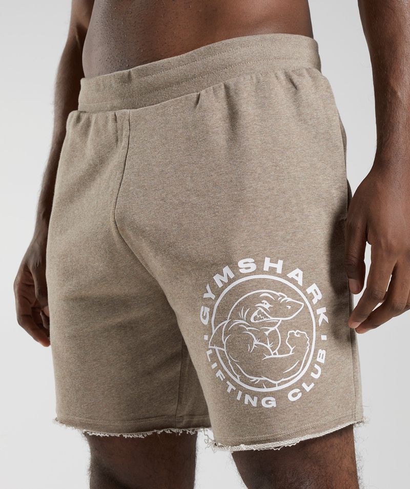 Men's Gymshark Legacy Shorts Beige | USA  5832-XIEYH