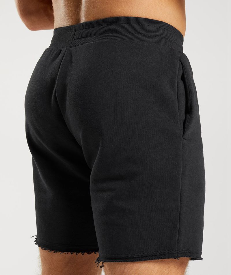 Men's Gymshark Legacy Shorts Black | USA  6870-ENIPR