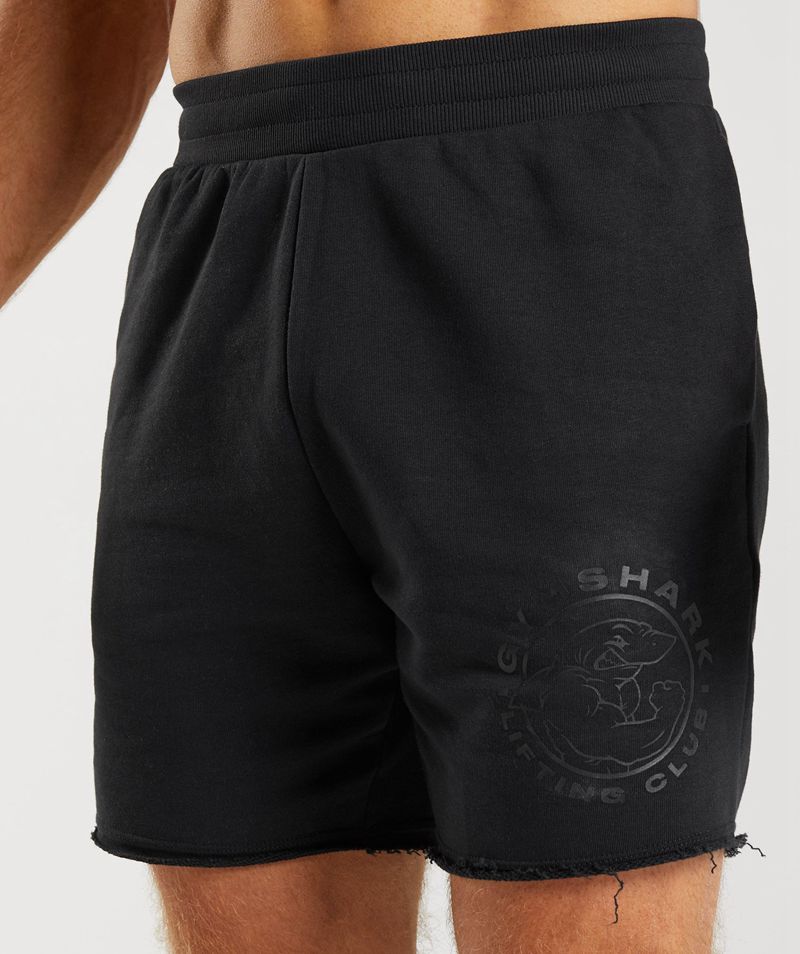 Men's Gymshark Legacy Shorts Black | USA  6870-ENIPR