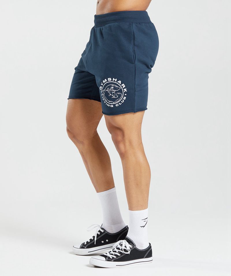 Men's Gymshark Legacy Shorts Navy | USA  5703-AVHOK