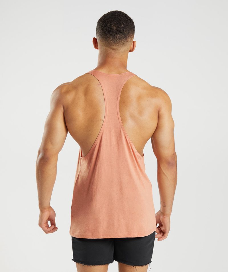 Men's Gymshark Legacy Stringer Pink | USA  6781-GVUKL