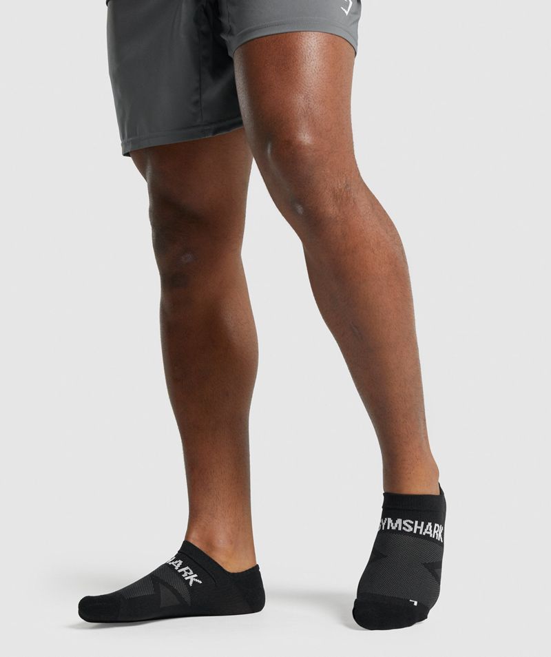 Men's Gymshark No Show Performance Socks Black | USA  9426-CKJNM