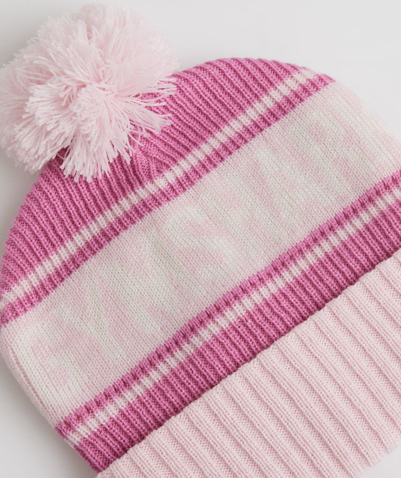 Men's Gymshark Pom Beanie Pink | USA  2160-LONDU