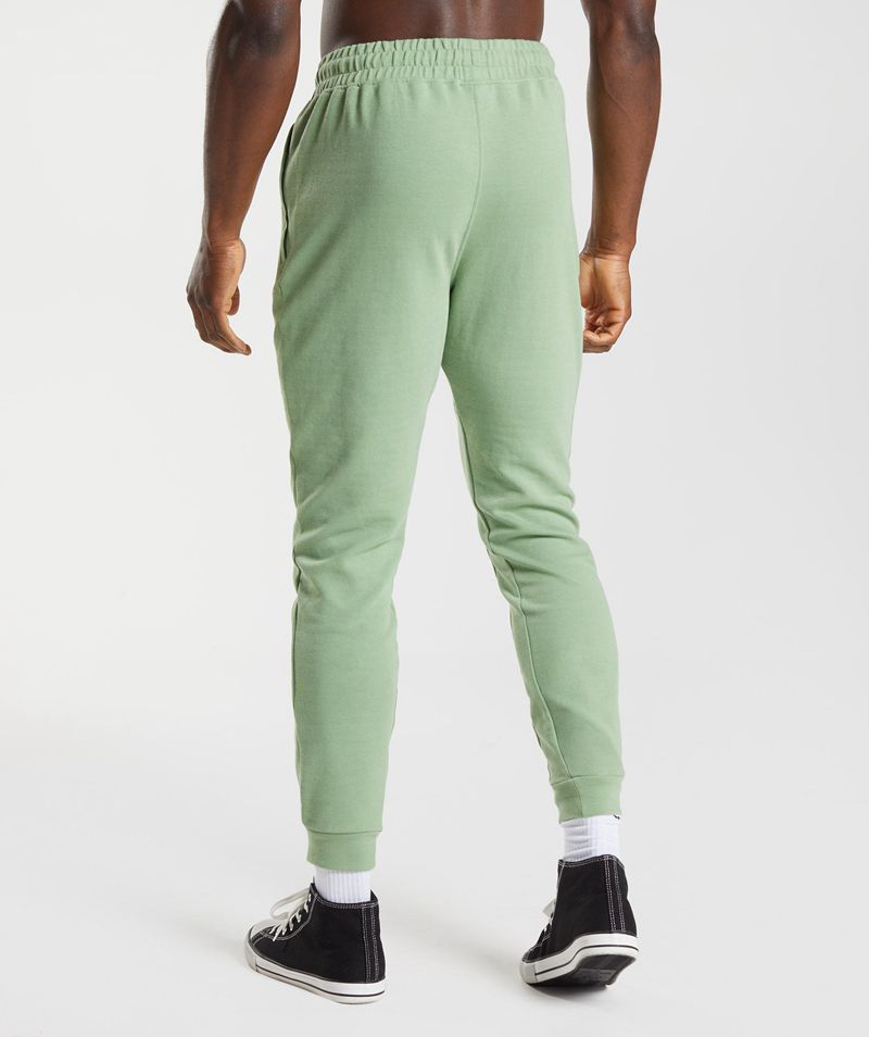 Men's Gymshark React Joggers Green | USA  3761-UKRBP