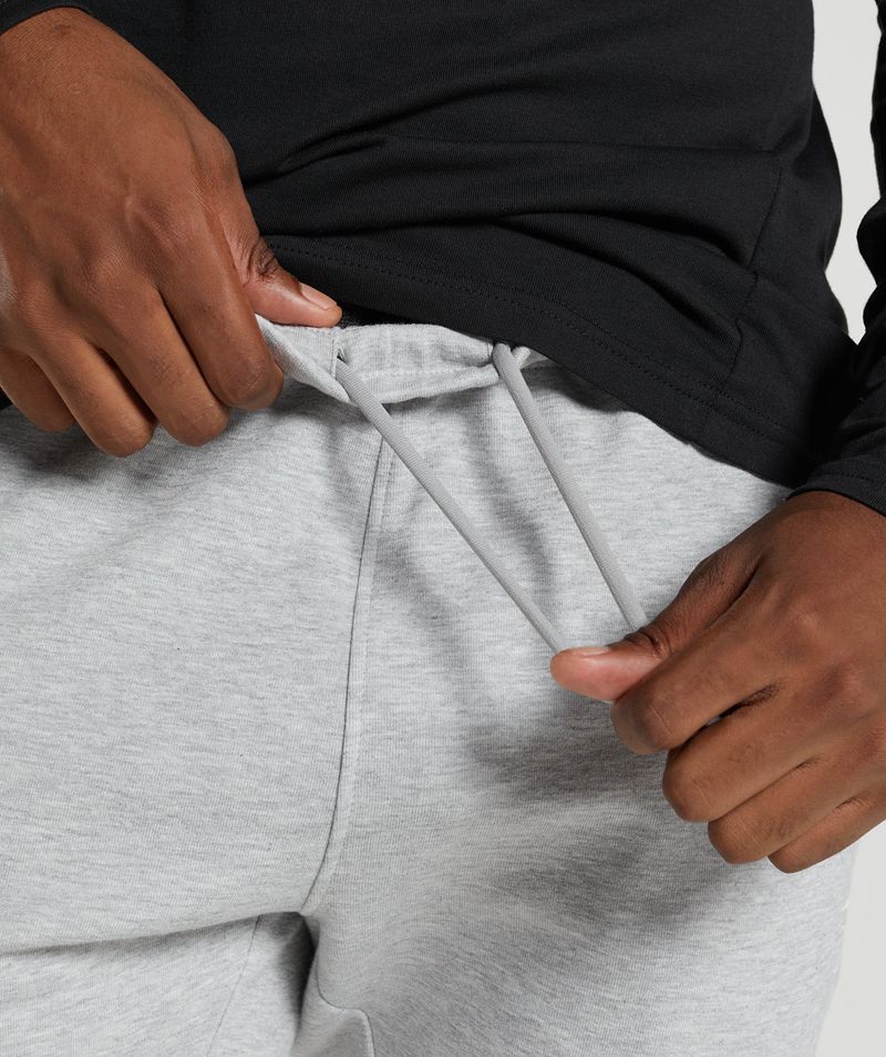 Men's Gymshark React Joggers Light Grey | USA  6179-YVJSI