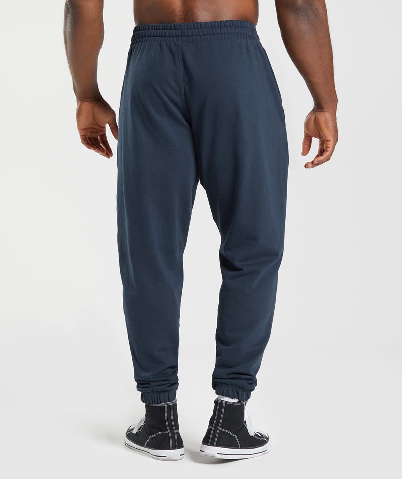 Men's Gymshark React Joggers Navy | USA  0481-LSQBP