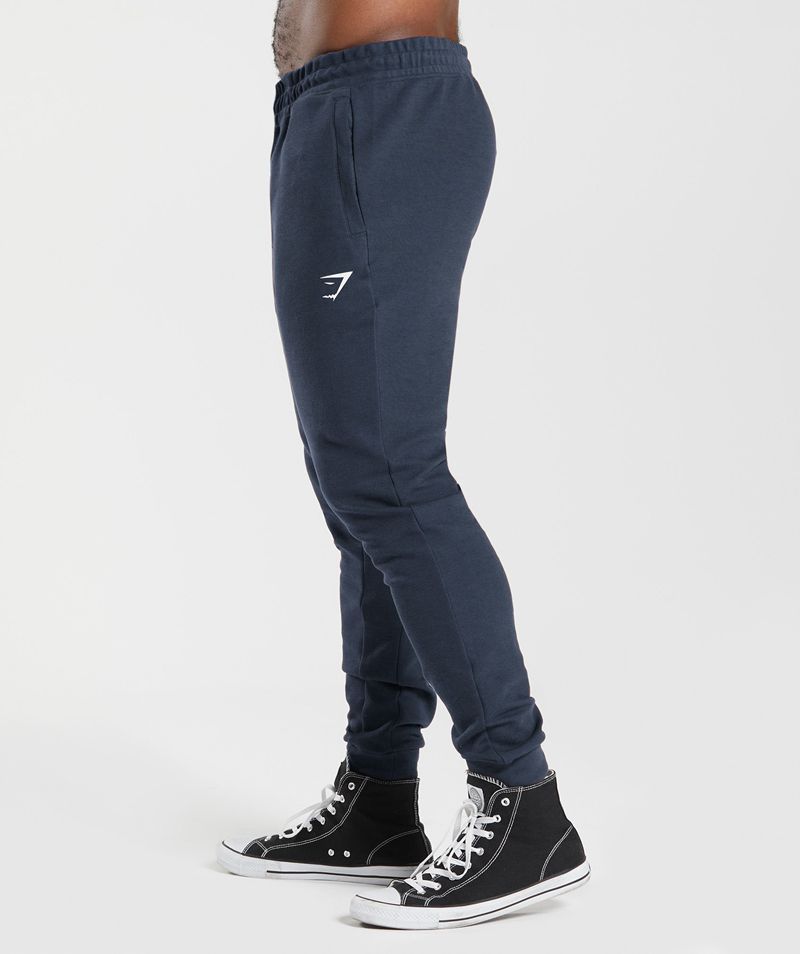 Men's Gymshark React Joggers Navy | USA  0481-LSQBP