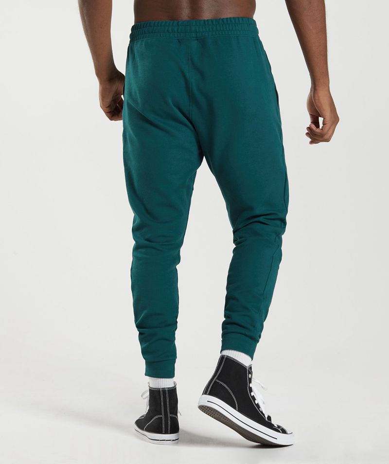 Men's Gymshark React Joggers Turquoise | USA  1380-OGEDZ