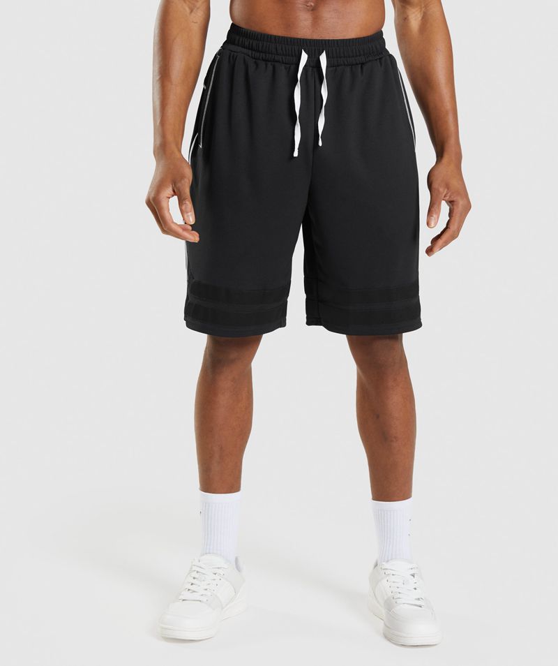 Men\'s Gymshark Recess Basketball Shorts Black | USA  9235-QXSCU