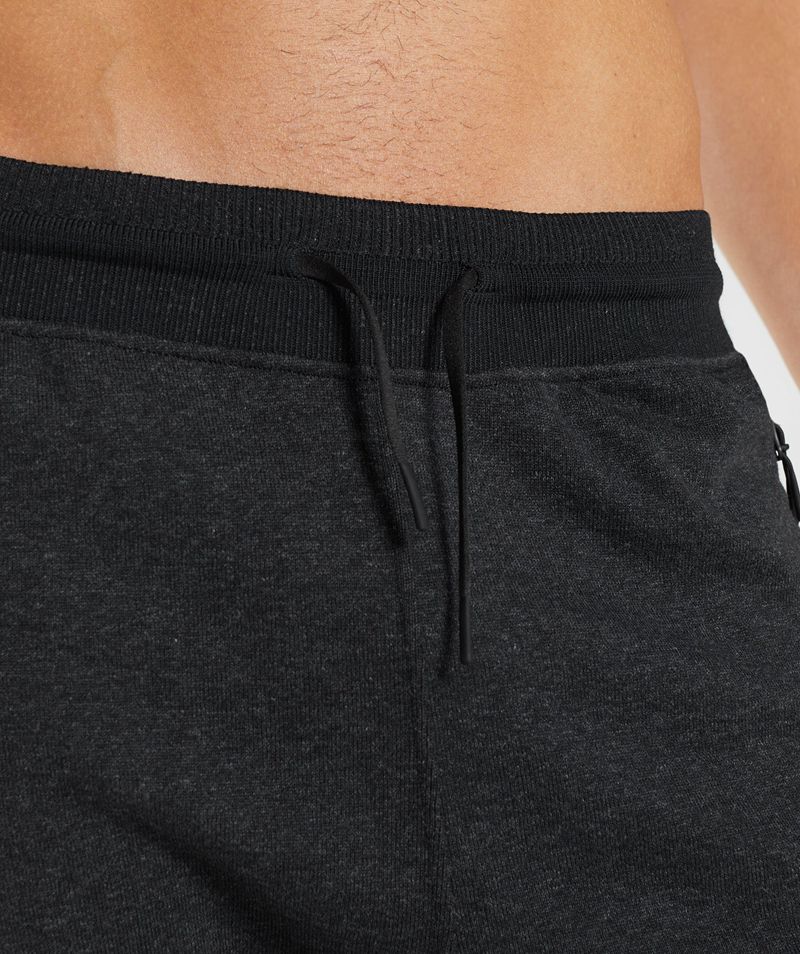 Men's Gymshark Retake Knit Joggers Black | USA  7136-EQVIJ