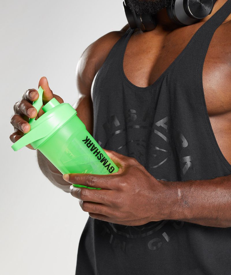 Men's Gymshark Shaker Water Bottles Green | USA  4695-XONCI