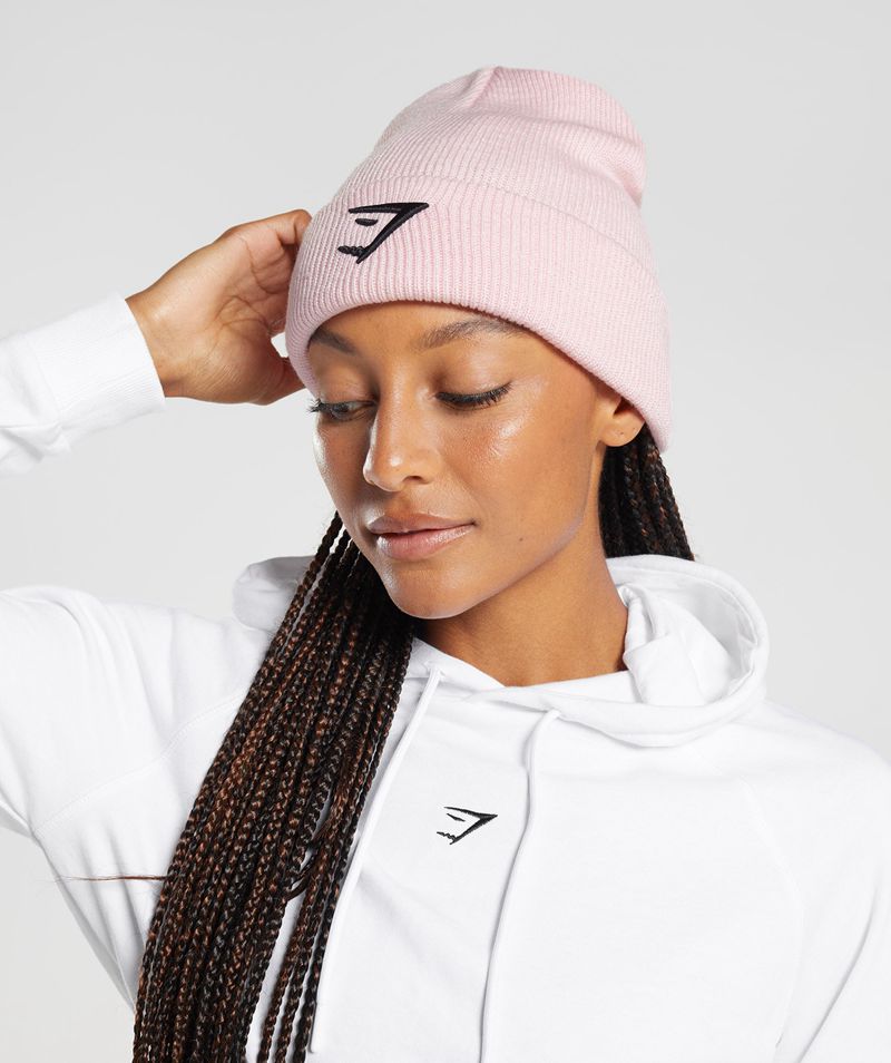 Men's Gymshark Sharkhead Beanie Pink | USA  9614-SCAIT