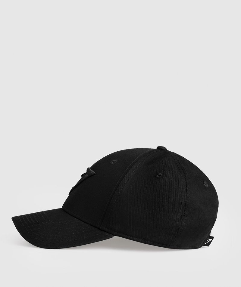 Men's Gymshark Sharkhead Caps Black | USA  6709-ZCEUN