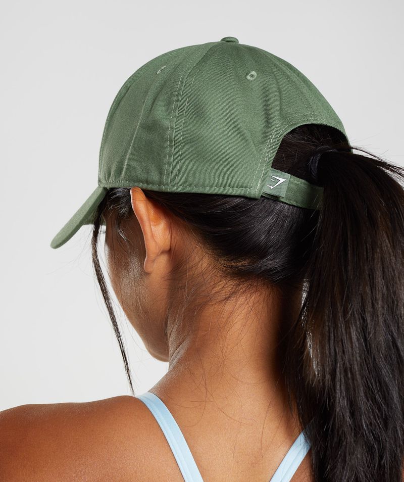 Men's Gymshark Sharkhead Caps Green | USA  5301-LEWRH