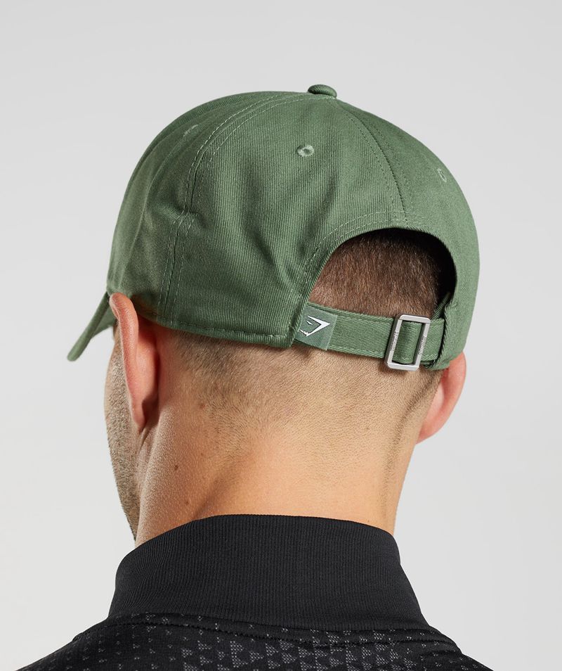 Men's Gymshark Sharkhead Caps Green | USA  5301-LEWRH