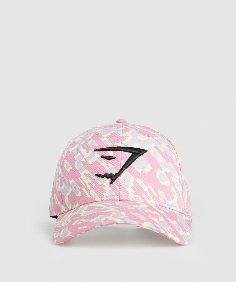 Men\'s Gymshark Sharkhead Caps Pink | USA  0612-BQDOL