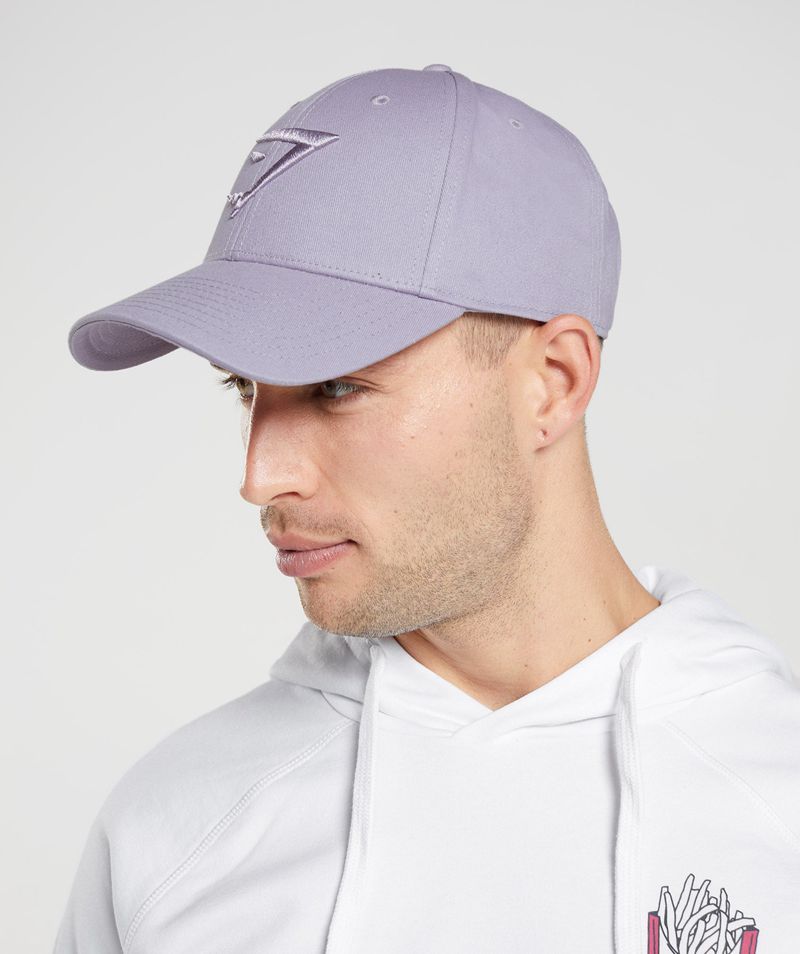 Men's Gymshark Sharkhead Caps Purple | USA  7935-FNEGH