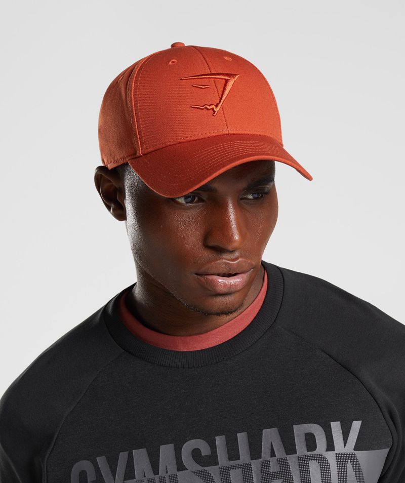 Men's Gymshark Sharkhead Caps Red | USA  2703-ZRMFG