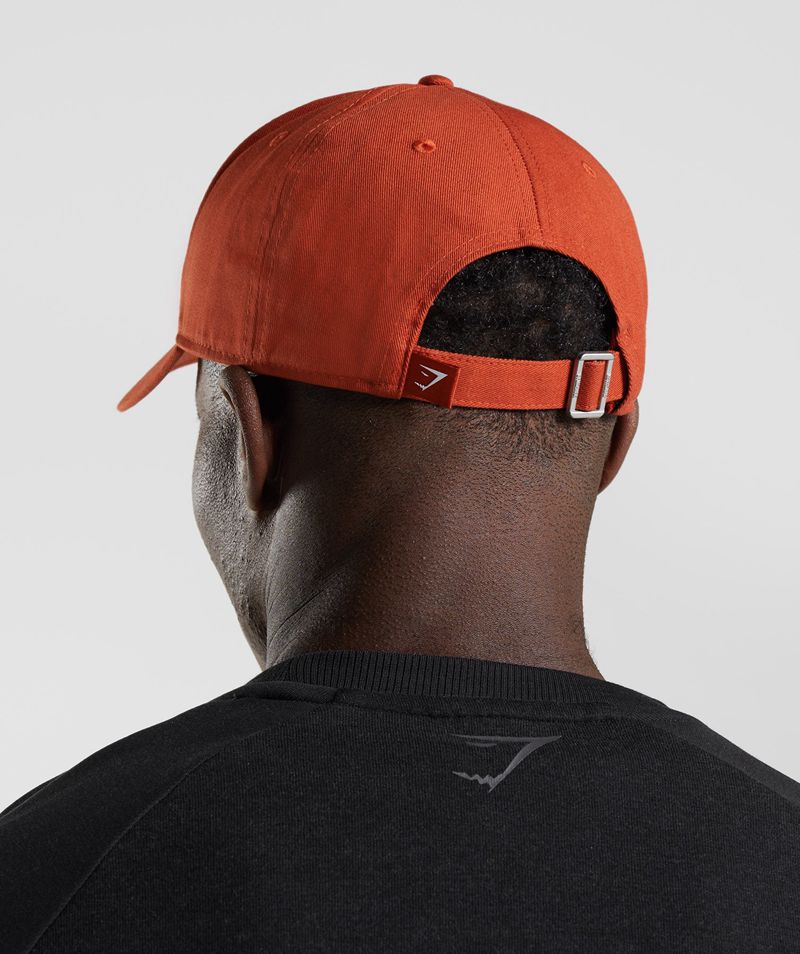 Men's Gymshark Sharkhead Caps Red | USA  2703-ZRMFG