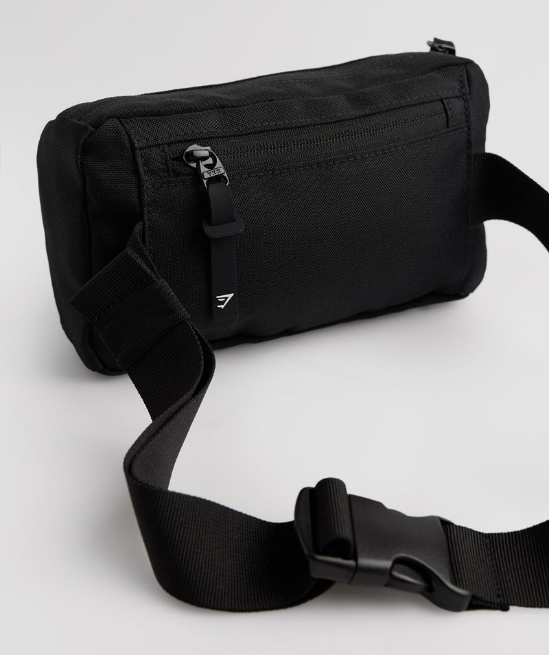 Men's Gymshark Sharkhead Cross Body Bags Black | USA  5230-BHOCR