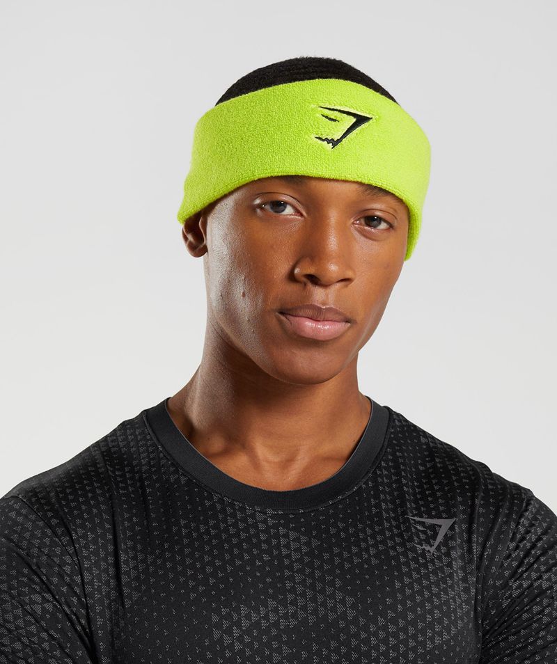 Men's Gymshark Sharkhead Headband Green | USA  1089-MDCTX