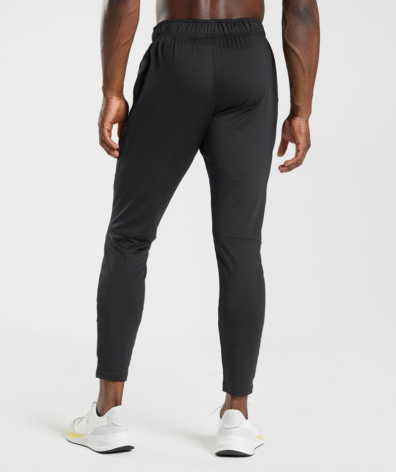 Men's Gymshark Sport Joggers Black | USA  1603-GHLKN