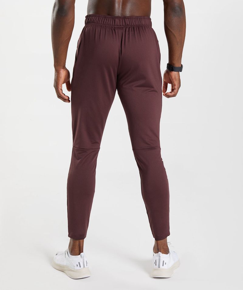 Men's Gymshark Sport Joggers Burgundy | USA  7401-XNGTE