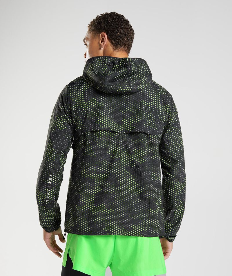 Men's Gymshark Sport Windbreaker Jackets Light Green | USA  5602-HDRUY