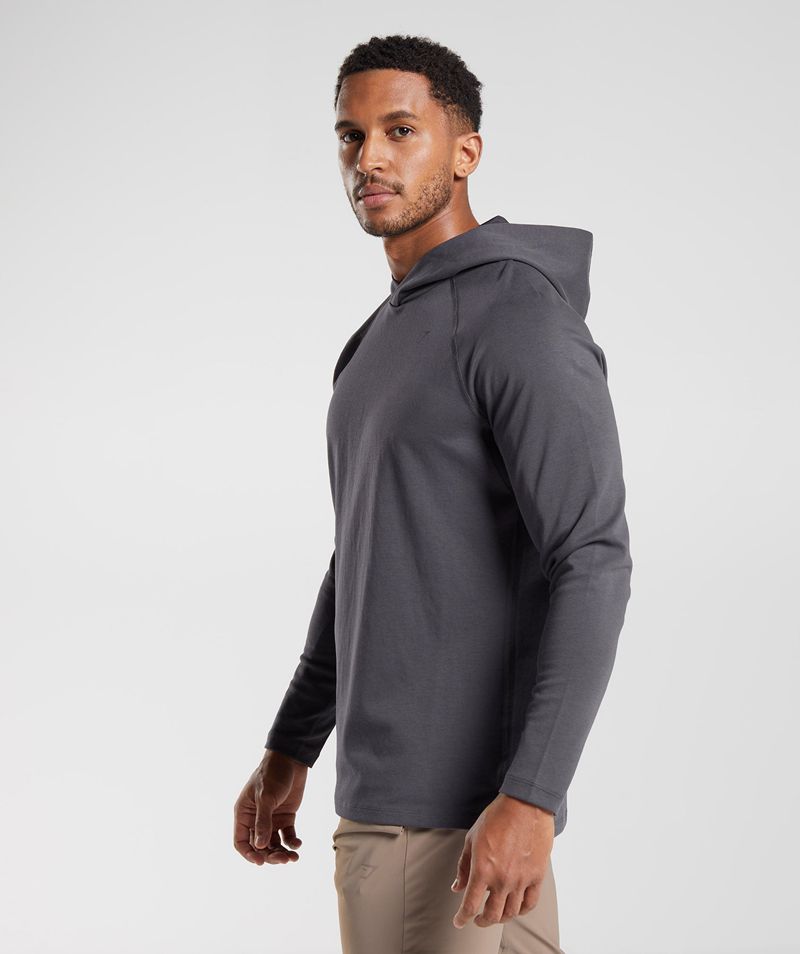 Men's Gymshark Studio Hoodie Grey | USA  2143-NZOBU