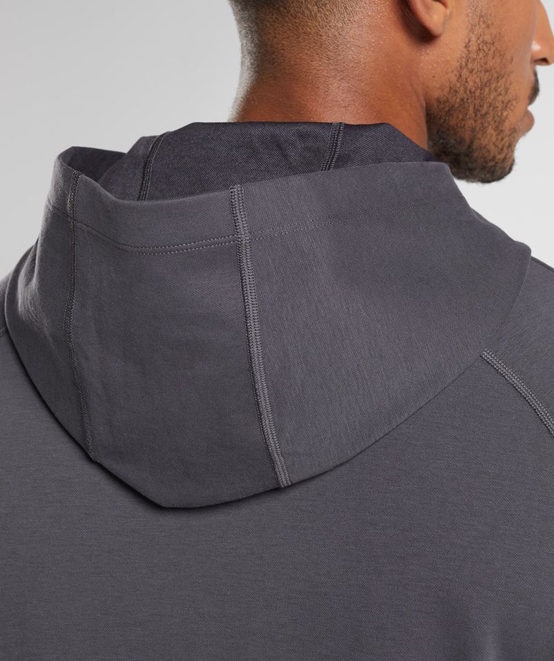 Men's Gymshark Studio Hoodie Grey | USA  2143-NZOBU