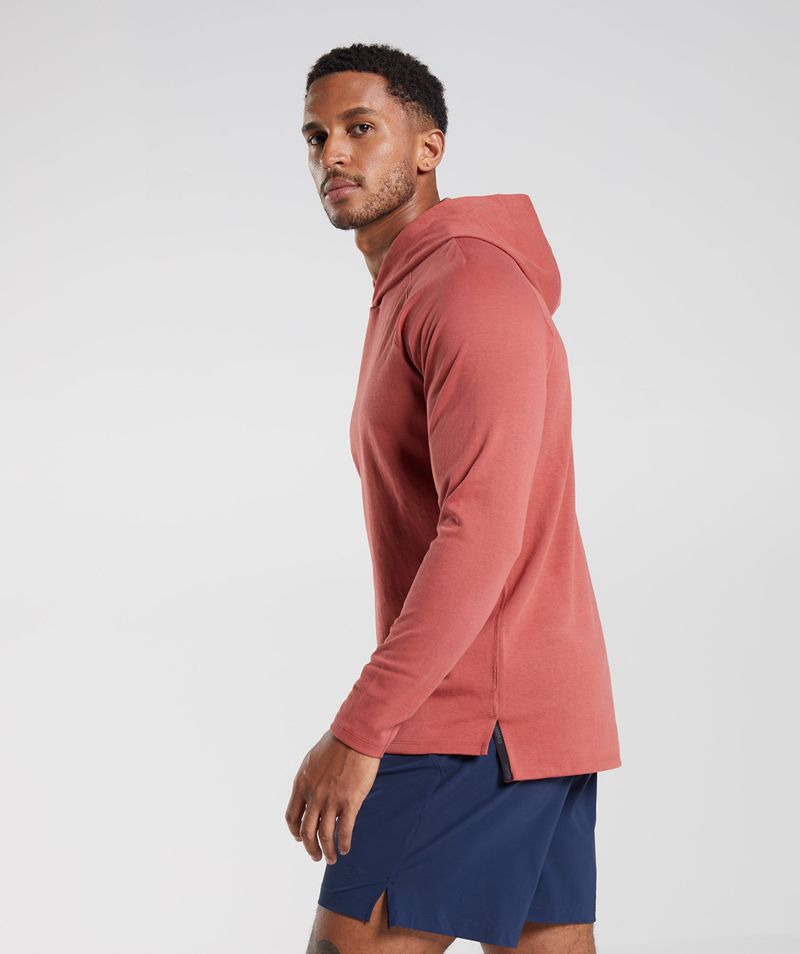 Men's Gymshark Studio Hoodie Rose | USA  9247-TPDCM