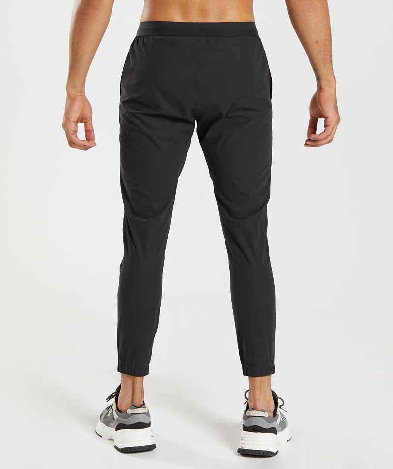 Men's Gymshark Studio Joggers Black | USA  8647-POCHF