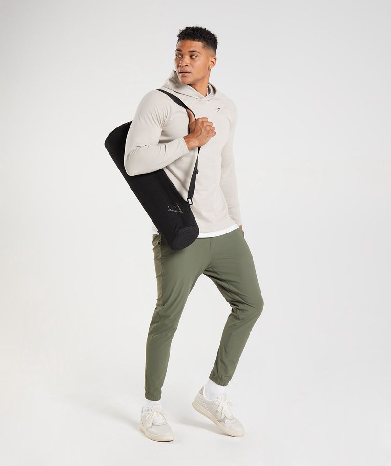 Men's Gymshark Studio Joggers Olive | USA  0684-FGRXV