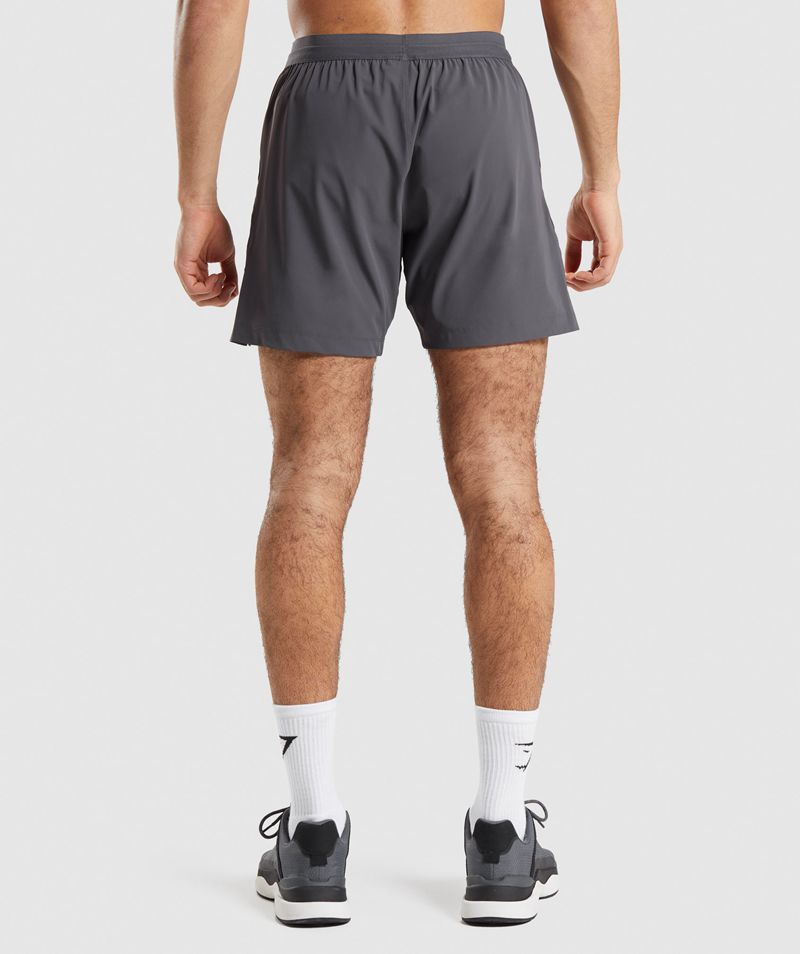 Men's Gymshark Studio Shorts Grey | USA  5671-KNIBU