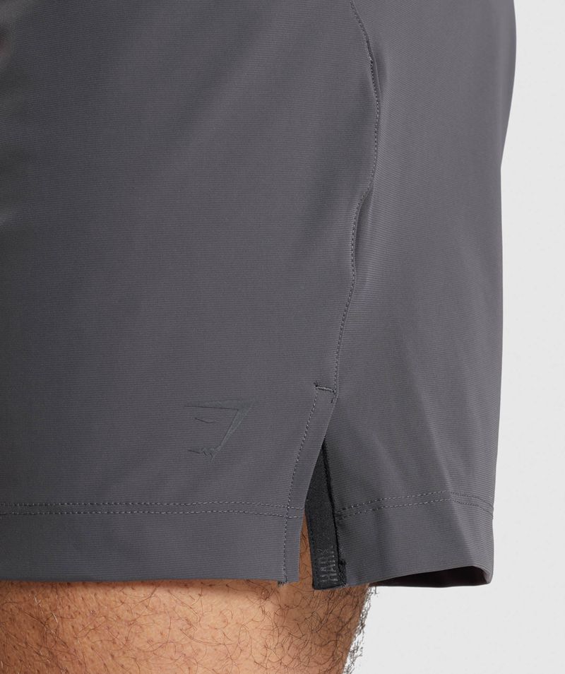 Men's Gymshark Studio Shorts Grey | USA  5671-KNIBU