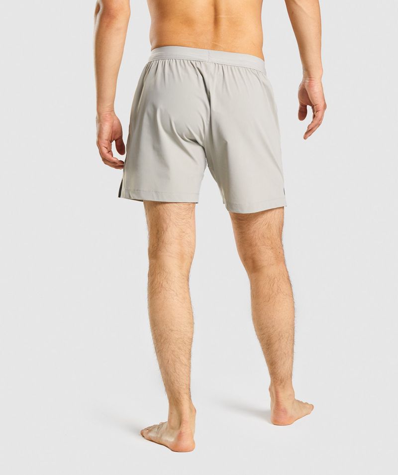 Men's Gymshark Studio Shorts Grey | USA  7205-CATBR