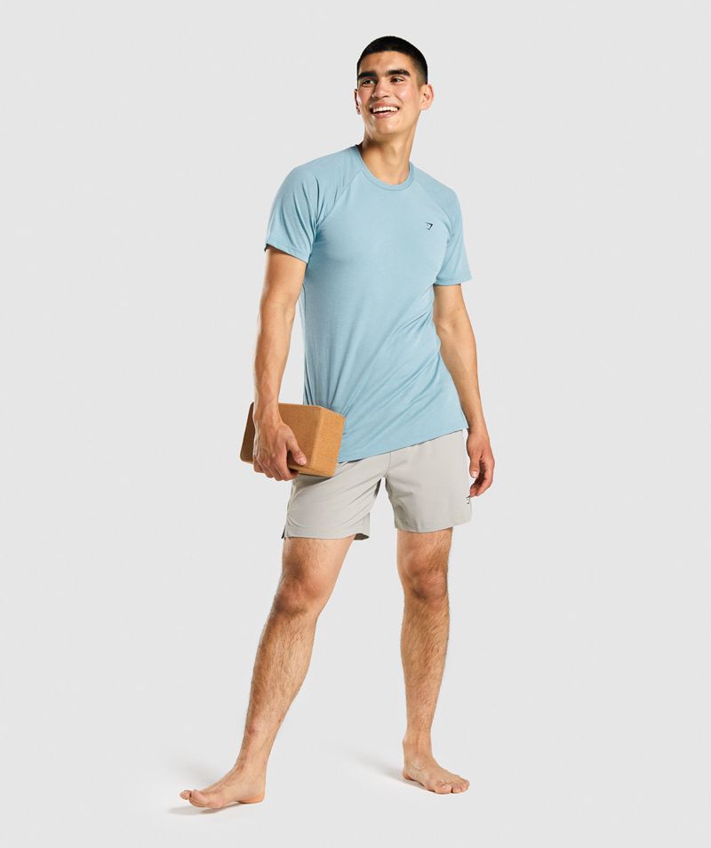 Men's Gymshark Studio Shorts Grey | USA  7205-CATBR