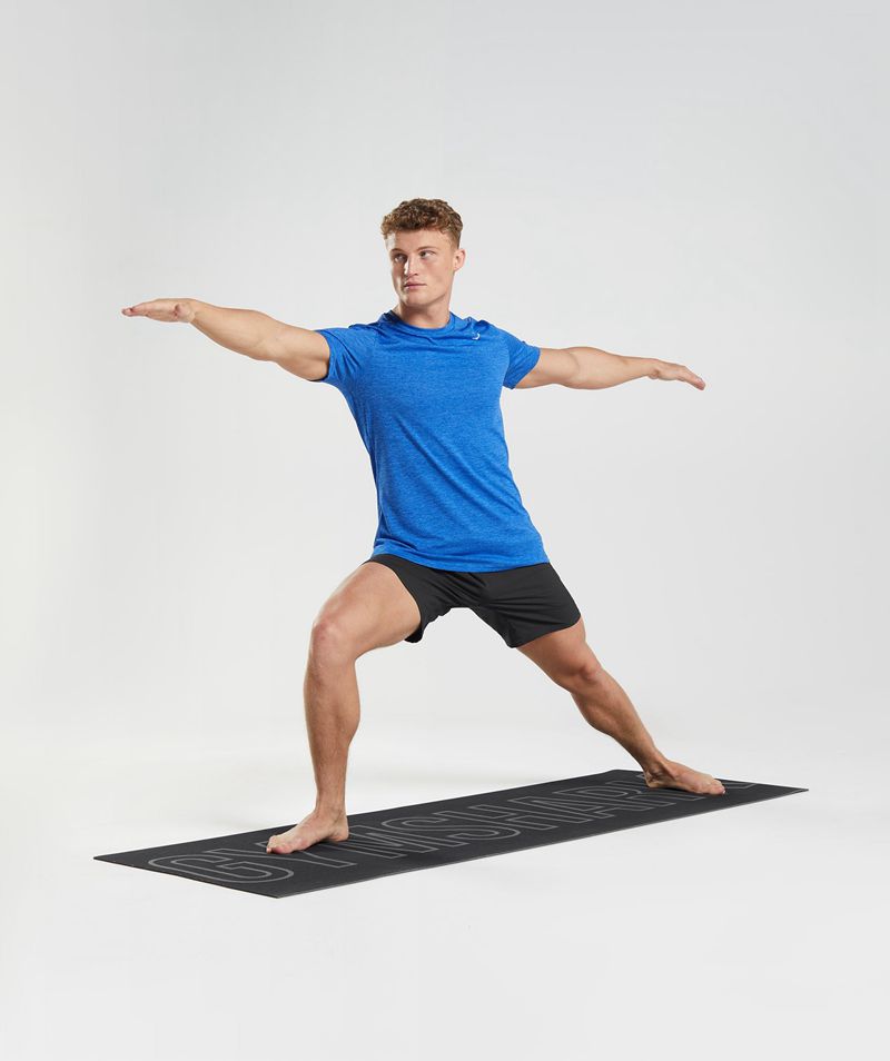 Men's Gymshark Studio Yoga Mats Black | USA  6902-HKJGL