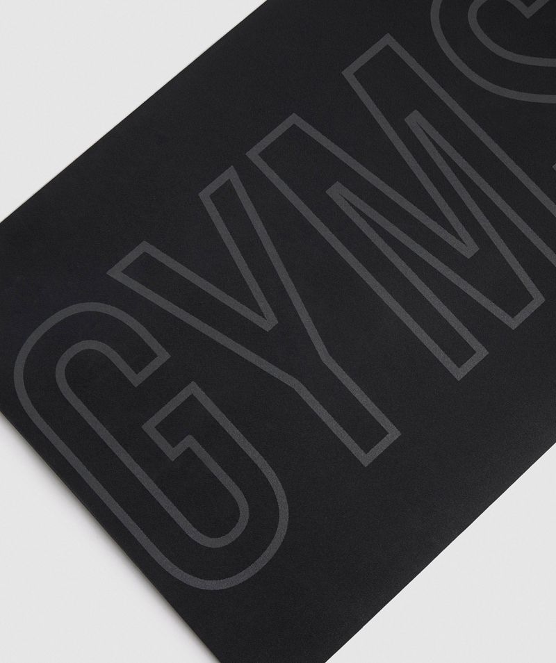 Men's Gymshark Studio Yoga Mats Black | USA  6902-HKJGL